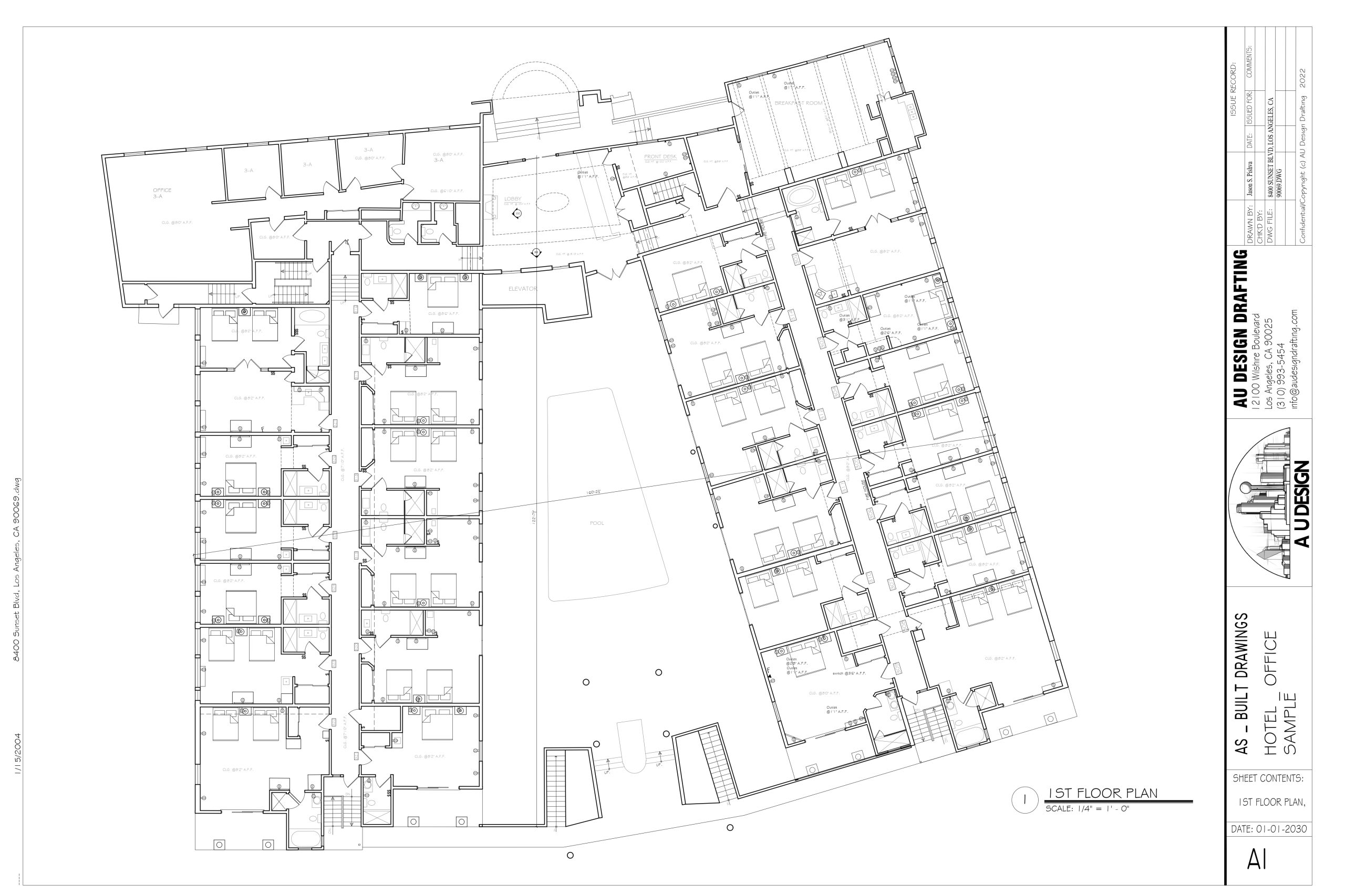 01-site-plan-as-built-drawings 11-hotel-asbuilt-plans